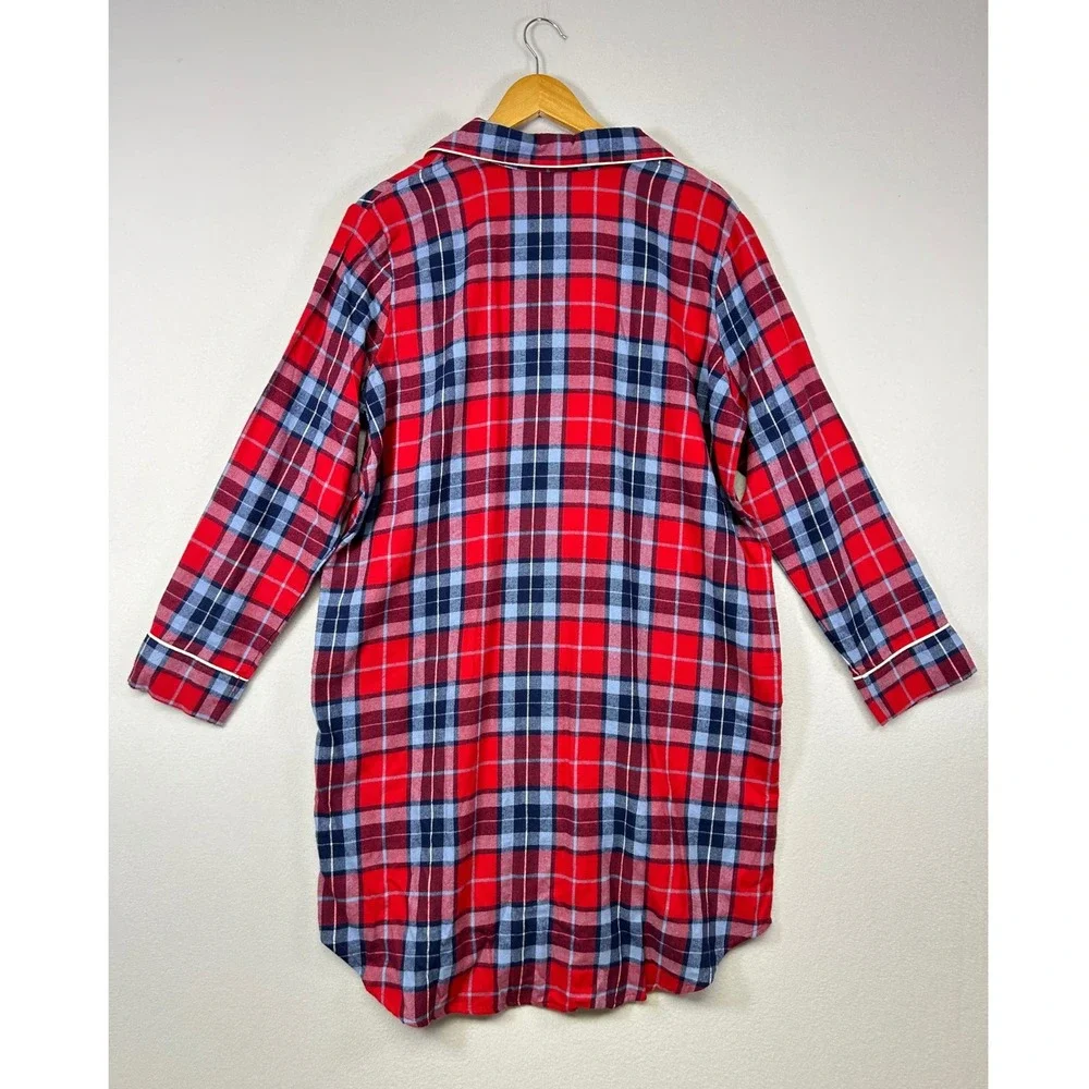 Lands End classic flannel
